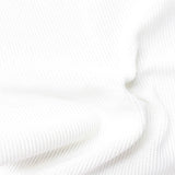 Polyester Stretch Scuba Knit Fabric, 302 gsm — White — photo 3