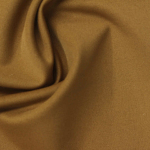 Polyester Tencel Lyocell Stretch Scuba Knit Fabric, 250 gsm, 165 cm — Khaki, ref EF-264695