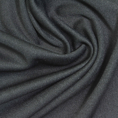 Dark Grey Marl Jersey Knit, Polyester, 107 gsm