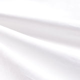 Polyester Cotton Stretch Sateen Fabric, 160 gsm, 144 cm — White — photo 3