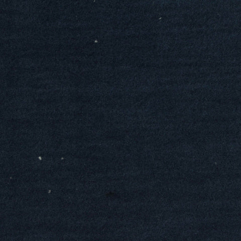 Brushed Cotton Polyester Stretch Sateen Fabric, 267 gsm, 136 cm — Navy
