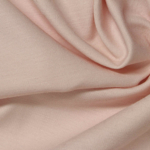Viscose Nylon Stretch Ponte Knit Fabric, 220 gsm, 163 cm — Beige