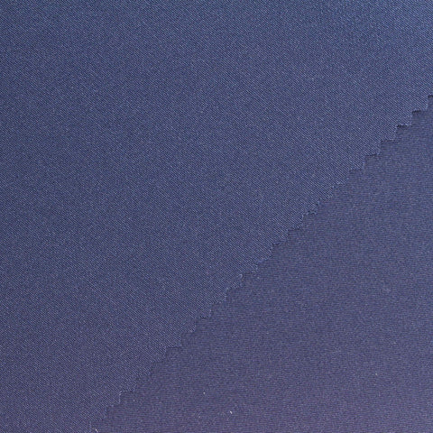 Polyester Stretch Woven Fabric, 190 gsm, 140 cm — Navy