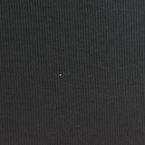 Viscose Stretch Rib Knit Fabric, 265 gsm, 130 cm — Black — photo 3
