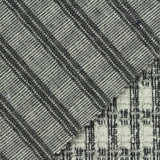 Black Textured-Plaid Bouclé, Poly-Viscose — photo 3