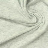 Light Grey Heathered-Marl Rib Knit, Cotton — photo 3