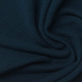 Polyester Viscose Stretch Waffle Knit Fabric, 360 gsm, 160 cm — Navy — photo 3