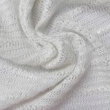 Jacquard Knit Fabric, 178 gsm, 160 cm — White — photo 3