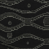 Black Geometric Pointelle Knit, Polyester — photo 3