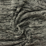 Black Marl Chunky Knit, Poly-Viscose — photo 3