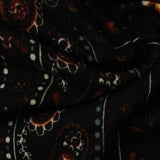 White Bold-Paisley Knit, Polyester — photo 3