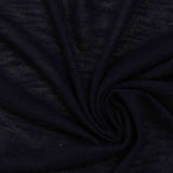 Navy Marl Jersey Knit, Viscose-Poly — photo 3