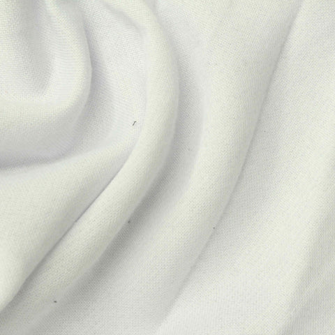 Brushed Polyester French Terry Fabric, 250 gsm, 174 cm — Beige