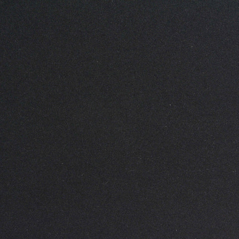 Nylon Stretch Interlock Knit Fabric, 190 gsm, 155 cm — Black