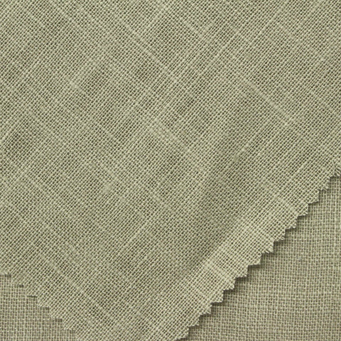 Linen Cotton Woven Fabric, 230 gsm — Khaki