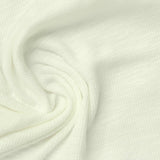 Slub Cotton Modal Stretch Rib Knit Fabric, 220 gsm, 125 cm — Khaki — photo 3