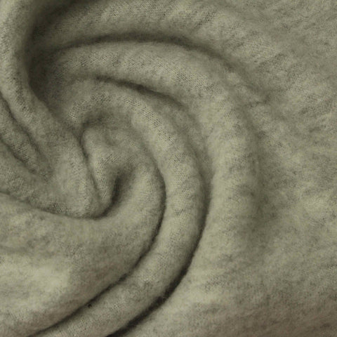 Heathered Grey Marl Jersey Knit, 300 gsm