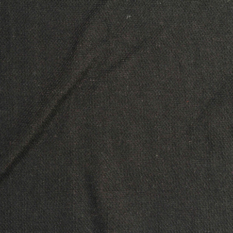 Black Marl Interlock Knit, Viscose-Nylon