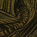 Gold Diagonal-Stripe Jacquard, Nylon-Metallic — photo 3