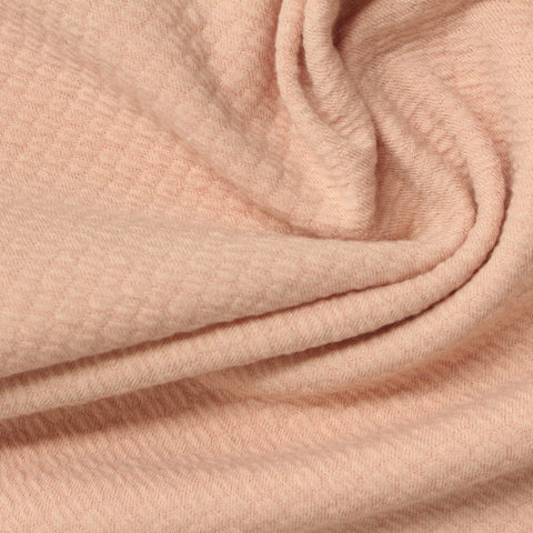 Peach Tone-on-Tone Jacquard, Polyester, 300 gsm