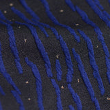 Blue Vertical-Dash Jacquard, Poly-Viscose — photo 3