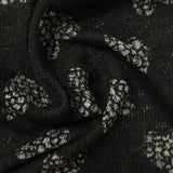 Black Heathered-Marl Jacquard, Viscose-Poly — photo 3