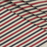 Cream Horizontal-Stripe Woven, Cotton — photo 3