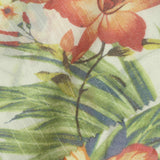 Orange Flowers Woven, Viscose-Poly — photo 3