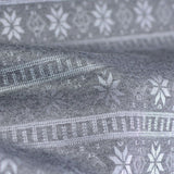 Light Grey Geometric Jacquard, Poly-Viscose — photo 3