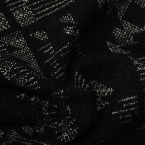 Light Grey Abstract Chunky Knit, Polyester
