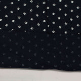 White Irregular-Dot Crepe, Viscose — photo 3