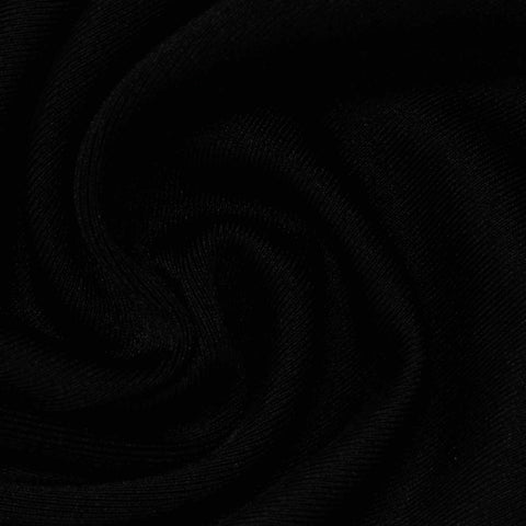 Black Warp Knit, Poly-Spandex