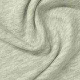 Light Grey Marl French Terry, Poly-Cotton — photo 3