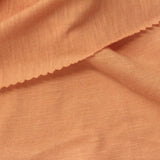 Orange Heather Jersey Knit, Cotton-Viscose — photo 3