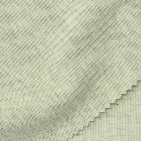 Polyester Stretch Rib Knit Fabric, 225 gsm, 120 cm — Beige