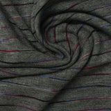 Grey Stripes Knit, Viscose — photo 3