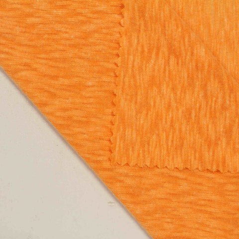 Polyester Cotton Jersey Knit Fabric, 140 gsm, 160 cm — Orange