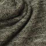 Black Marl French Terry, Poly-Cotton — photo 3