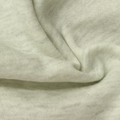 Light Grey Marl Knit, Poly-Cotton, 240 gsm