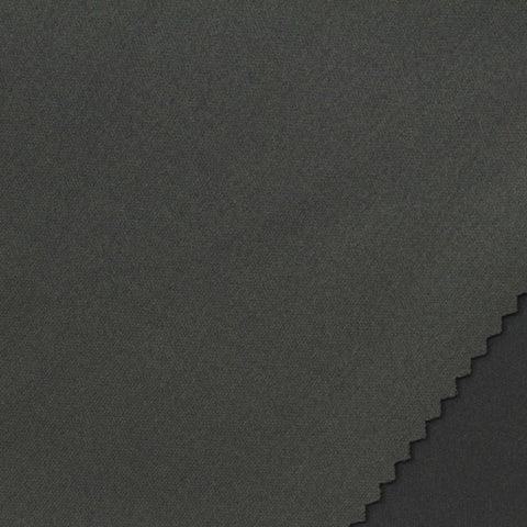 Brushed Polyester Stretch Scuba Knit Fabric, 350 gsm, 155 cm — Grey