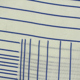 Blue Horizontal-Stripe Jacquard, Poly-Nylon — photo 3