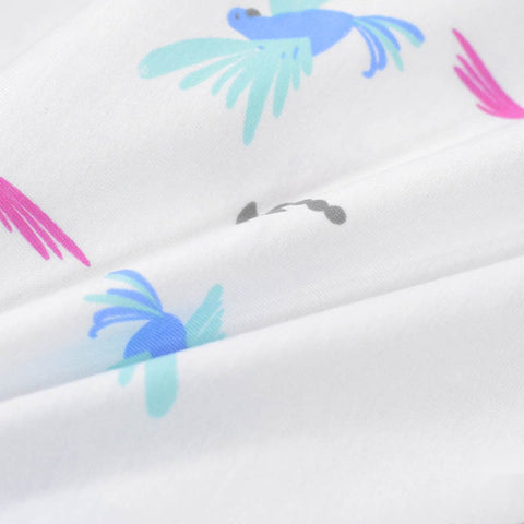 Pink Flamingos Jersey Knit, Cotton
