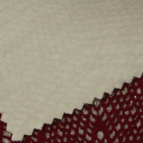 100% Polyester Knit Fabric, 275 gsm — Red