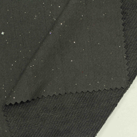 Cotton Polyester French Terry Fabric, 245 gsm, 160 cm — Khaki