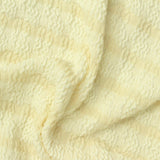 Cream Horizontal-Band Crepe, Polyester — photo 3