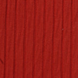 Viscose Polyester Stretch Rib Knit Fabric, 300 gsm, 135 cm — Red — photo 3
