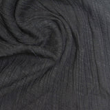 Slub Polyester Viscose Stretch Rib Knit Fabric, 210 gsm, 165 cm — Grey — photo 3