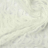 White Dot Pointelle Knit, Polyester — photo 3