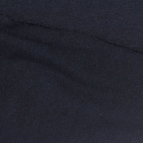 Cotton Polyester Jersey Knit Fabric, 150 gsm, 170 cm — Navy