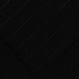 Polyester Viscose Stretch Rib Knit Fabric, 235 gsm, 147 cm — Black — photo 3